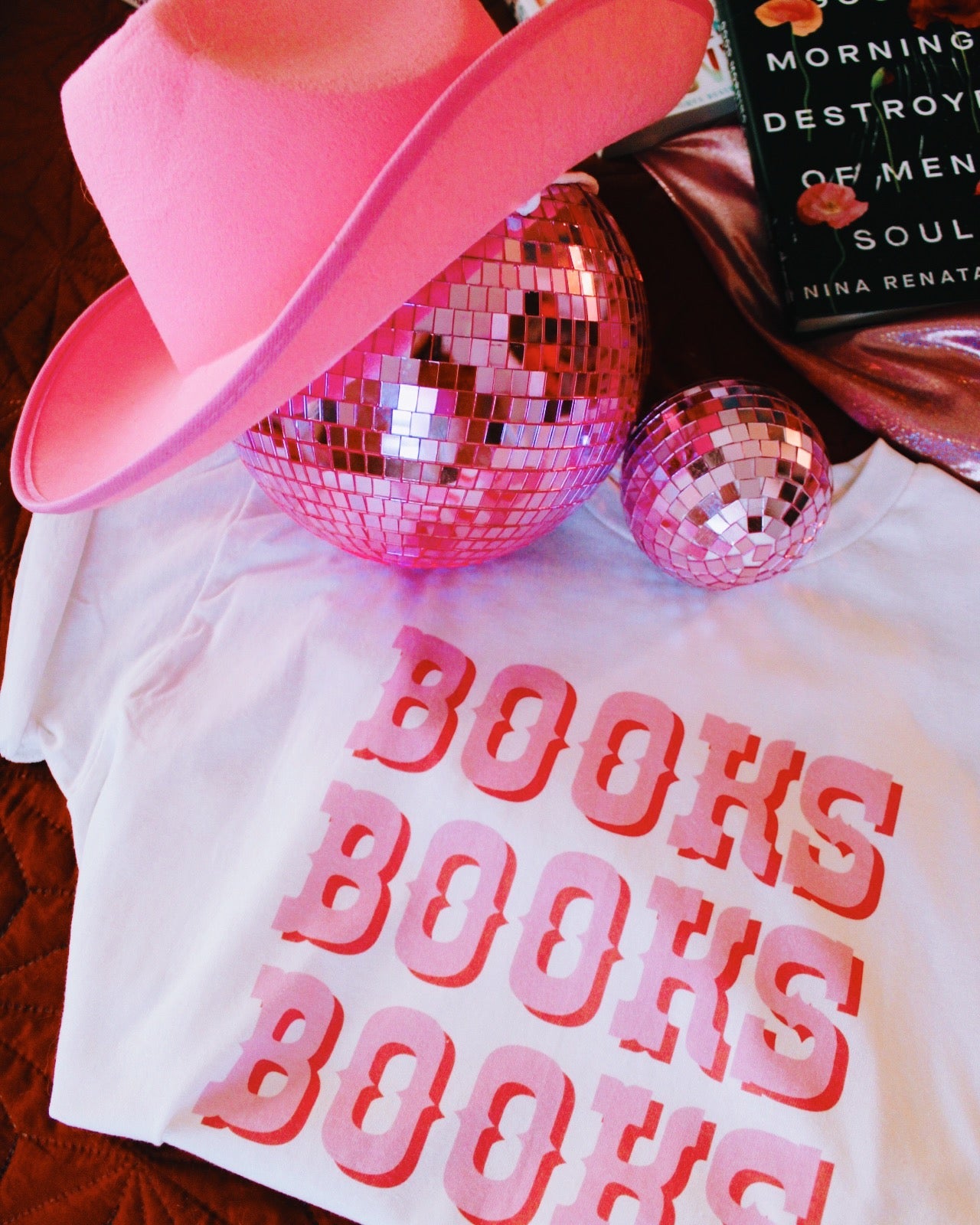WESTERN STYLE BOOKS BOOKS BOOKS TEE