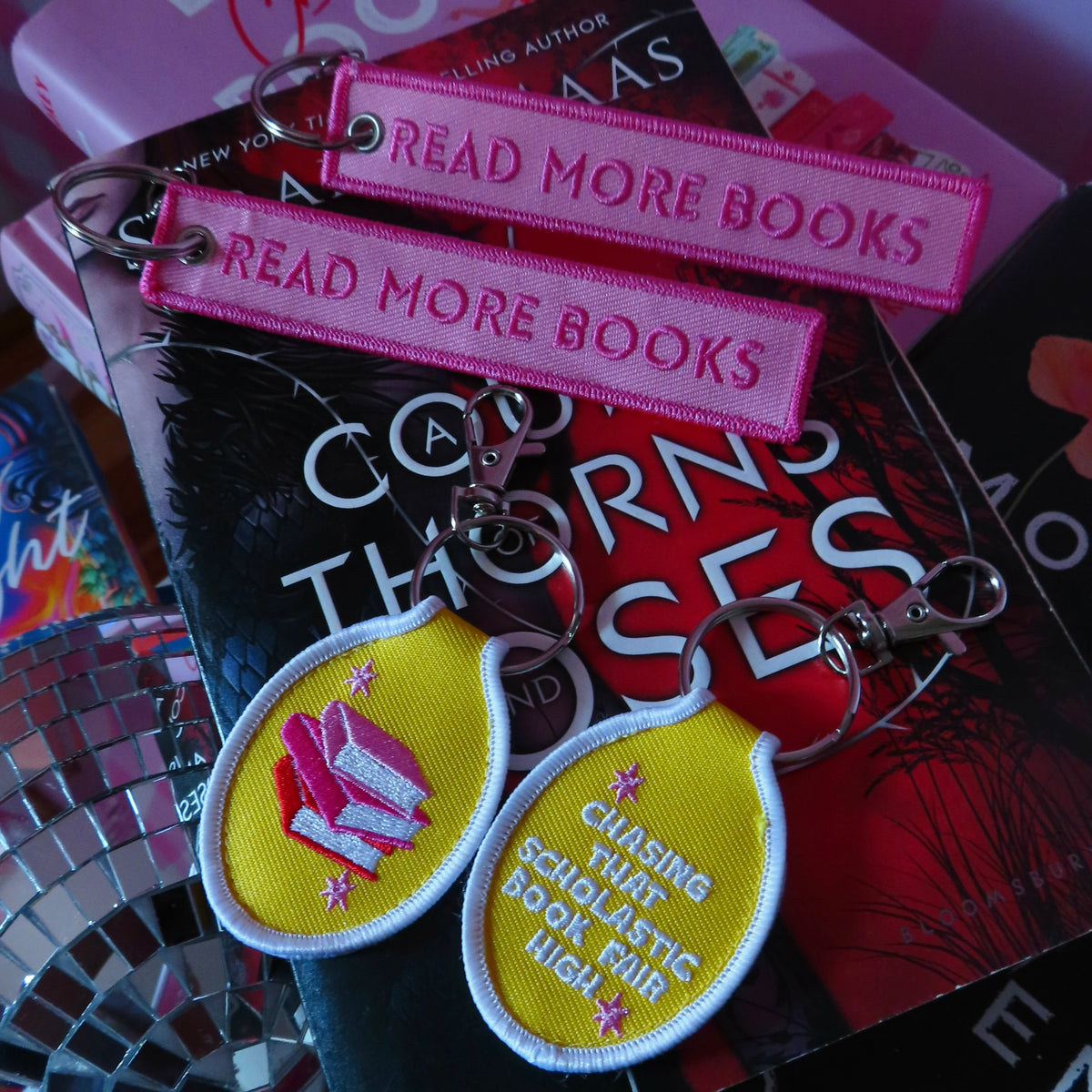 EMBROIDERED KEYCHAIN