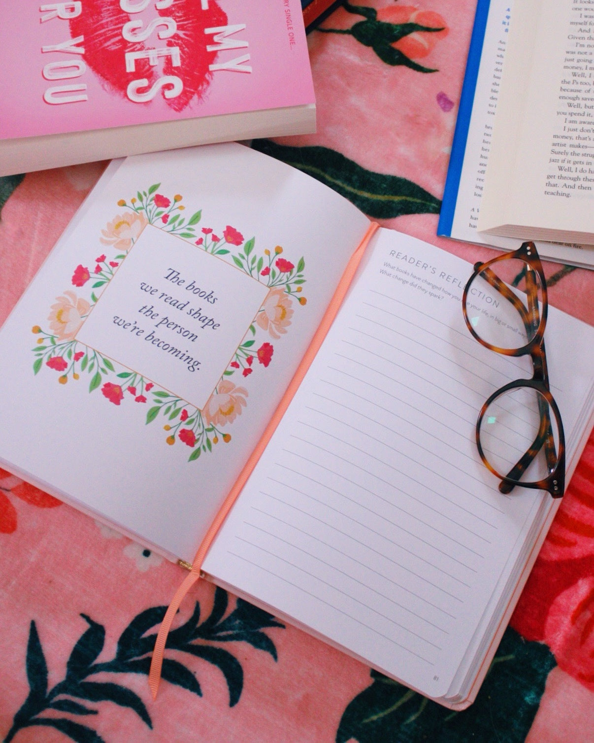 BLUSH BLOOM CULTIVATED READING JOURNAL