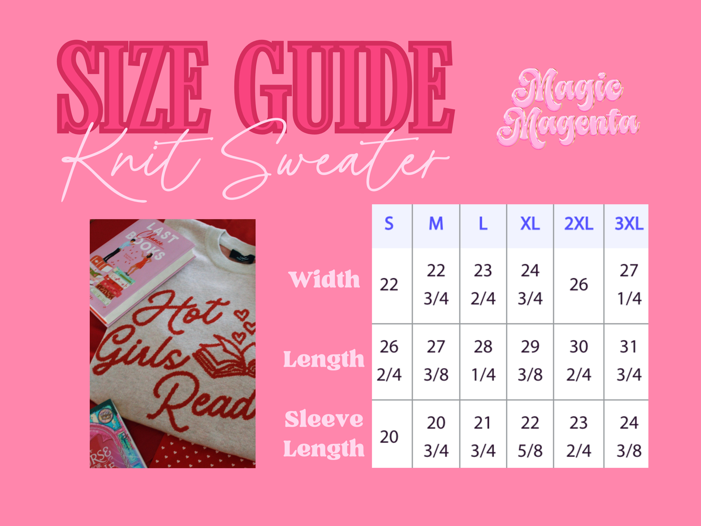 HOT GIRLS READ SHORT SLEEVE KNIT SWEATER