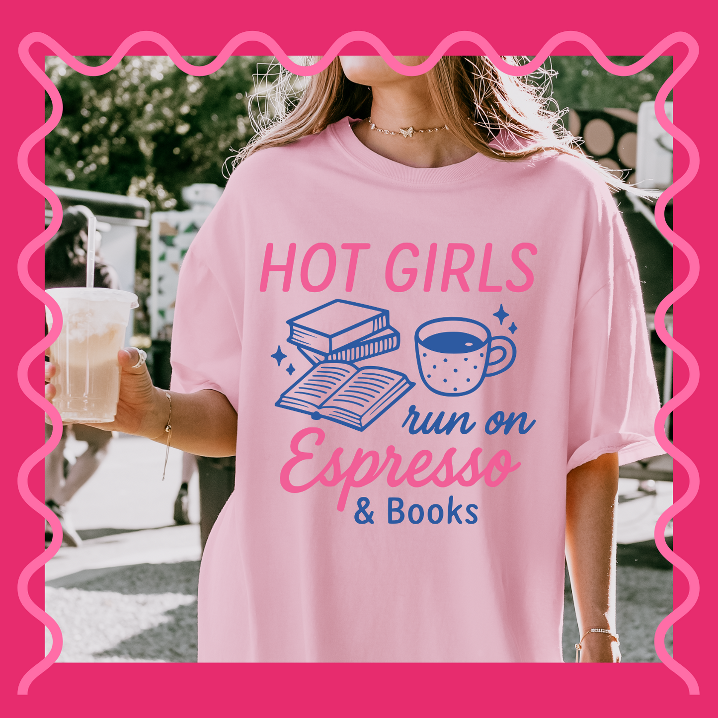 HOT GIRLS RUN ON ESPRESSO TEE