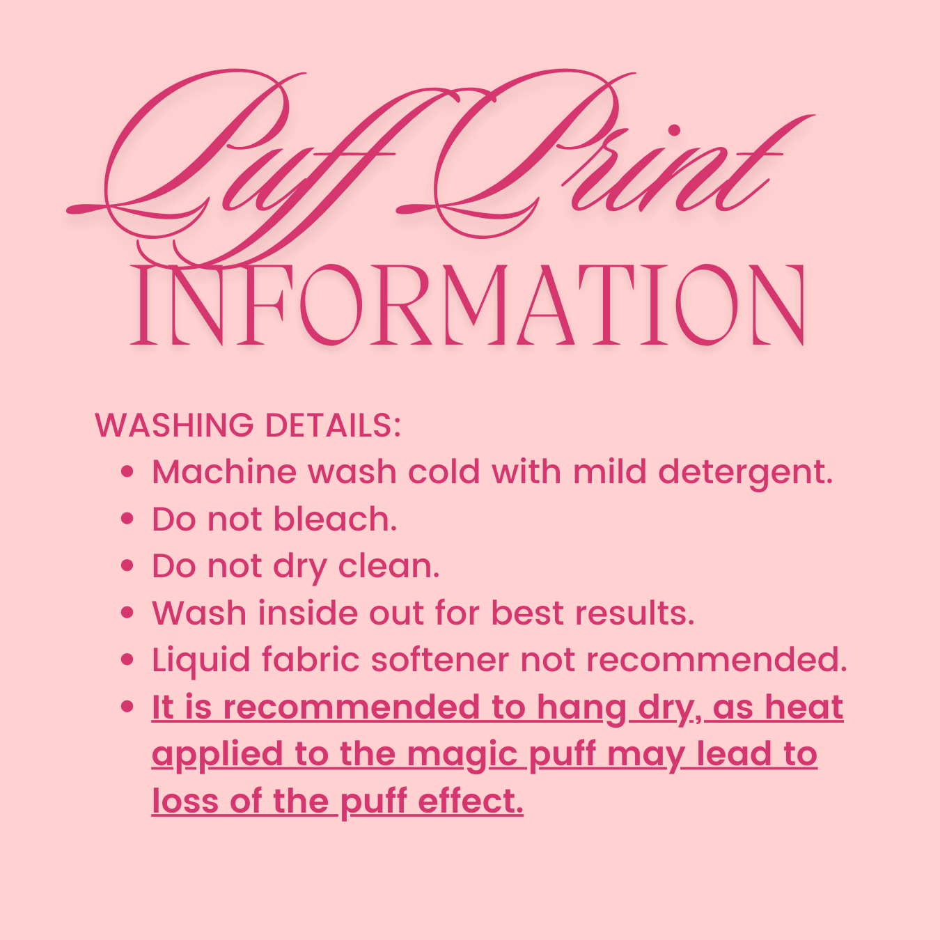 GOOD DAY TO READ PIGMENT DYED HOT PINK HIGH LOW CREWNECK - PUFF PRINT