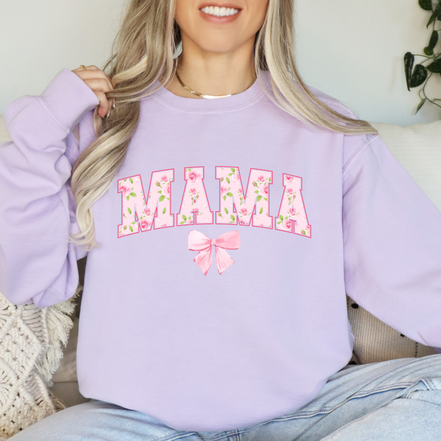 FLORAL MAMA CREWNECK