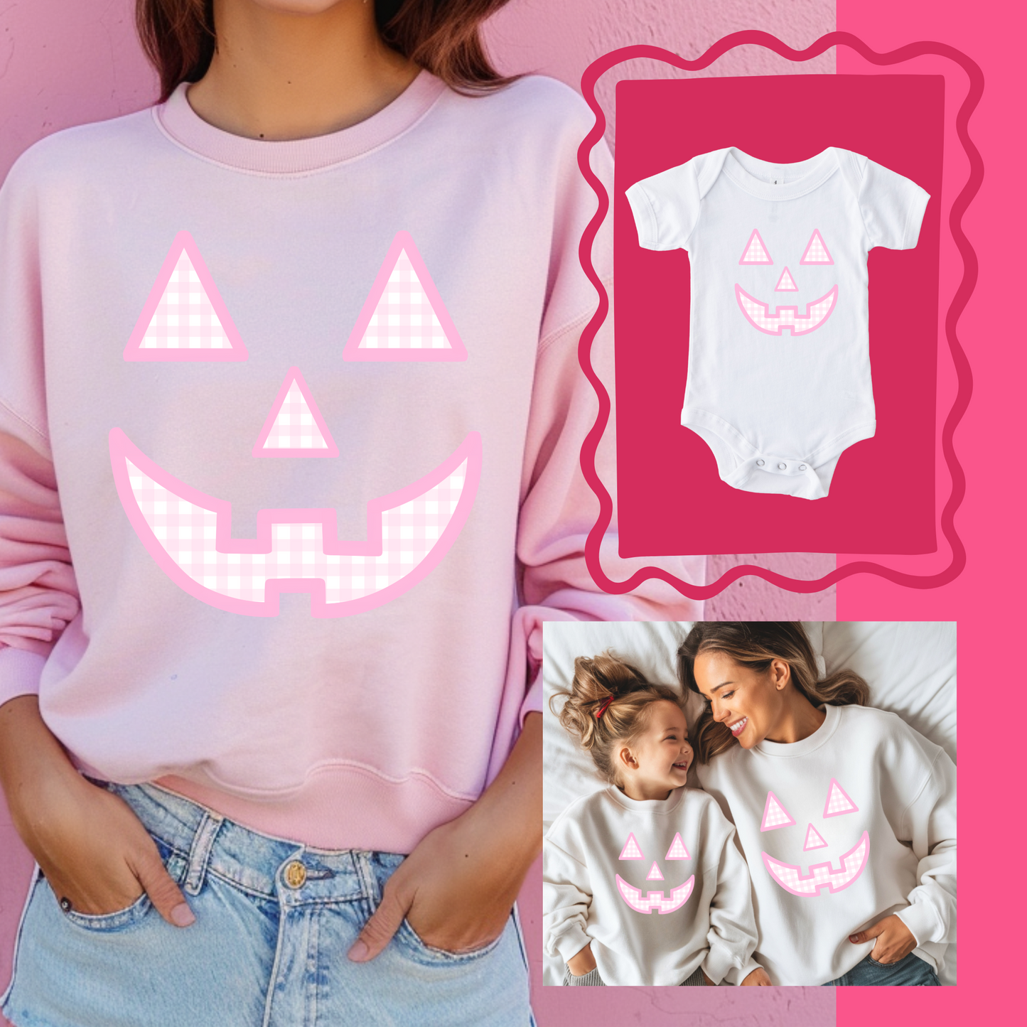 GINGHAM JACK-O-LATERN DESIGN