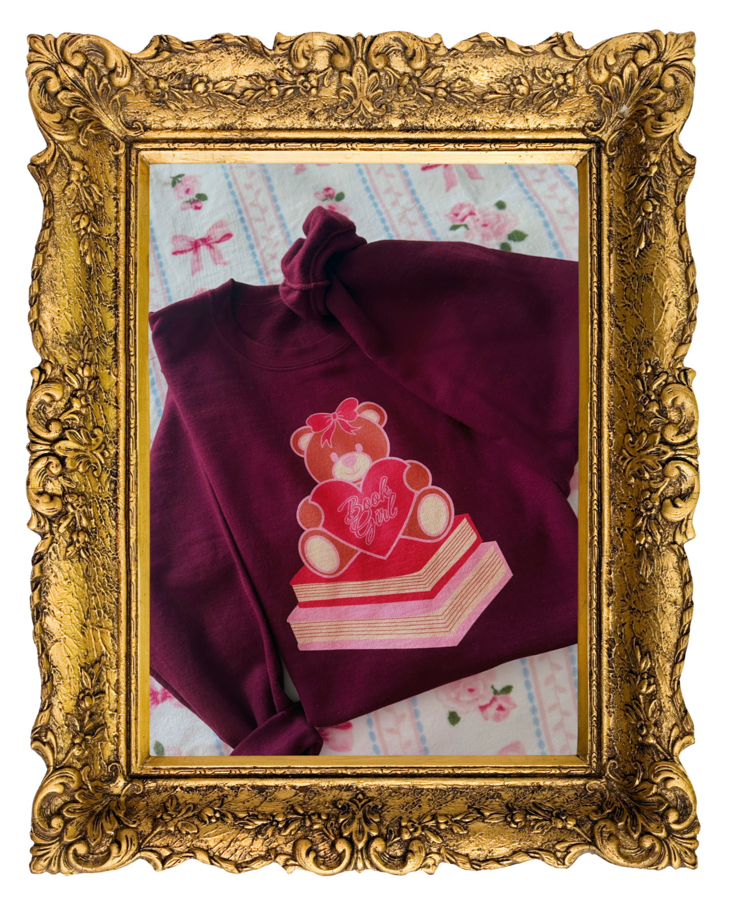 BEAR BOOK GIRL CREWNECK