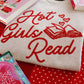 HOT GIRLS READ SHORT SLEEVE KNIT SWEATER