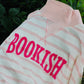 BOOKISH STRIPED KNIT MOCK NECK