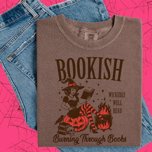 BURNING THROUGH BOOKS TEE