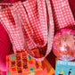 PINK GINGHAM TOTE