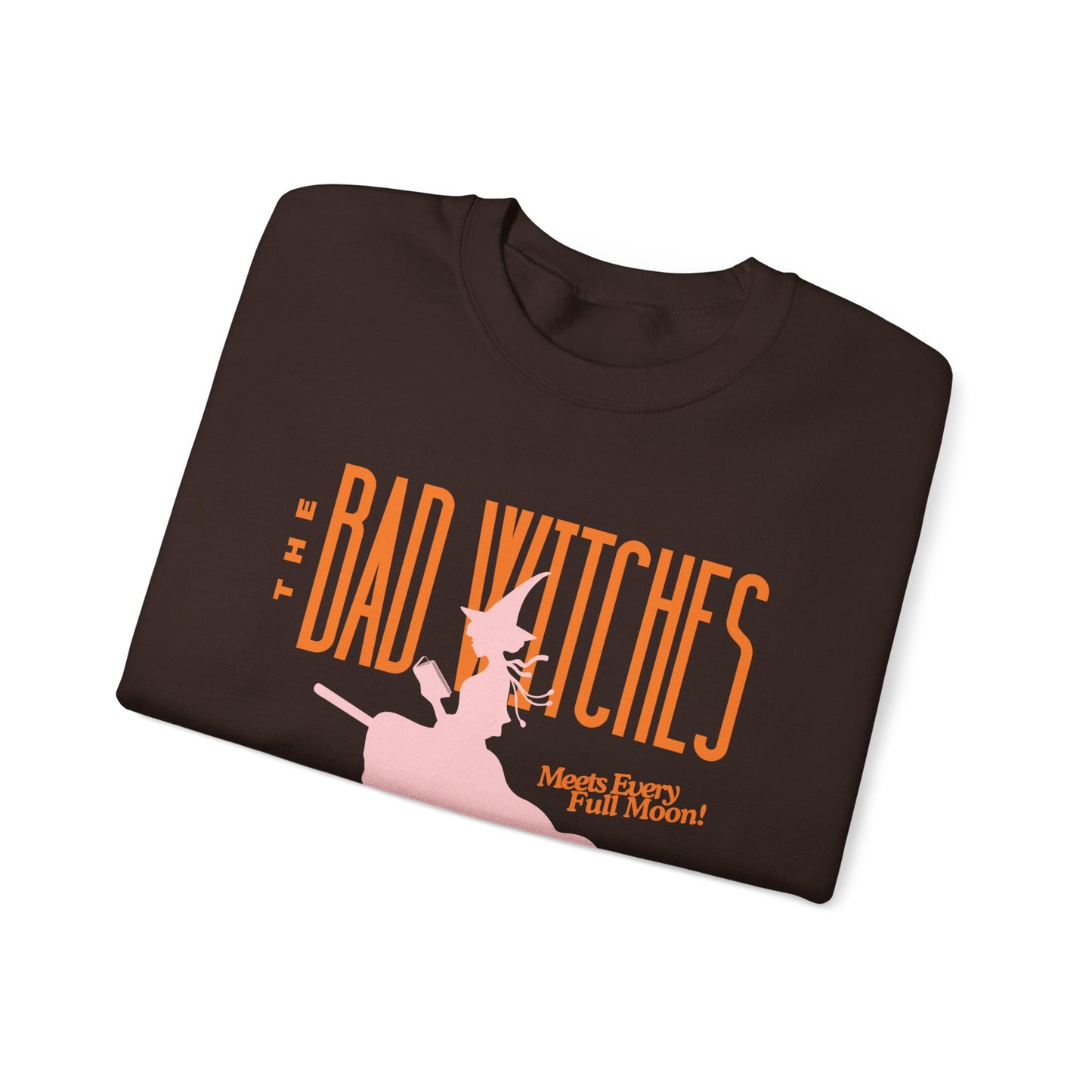 BAD WITCHES BOOK CLUB CHOCOLATE CREWNECK