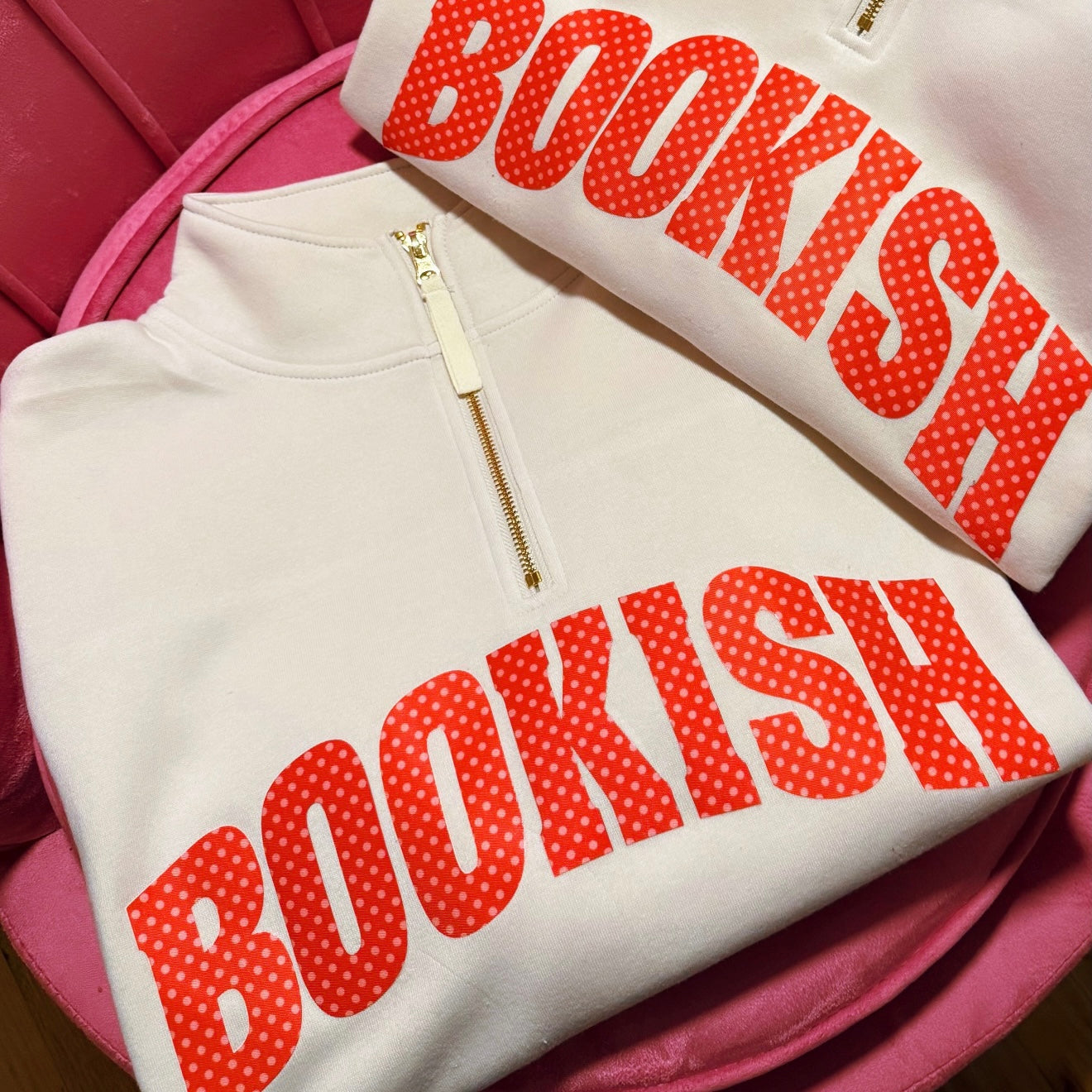 BOOKISH QUARTER ZIP