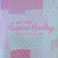 HAPPIEST READING PINK PATCH WORK EMBROIDERED MOCK NECK