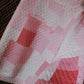 HAPPIEST READING PINK PATCH WORK EMBROIDERED MOCK NECK