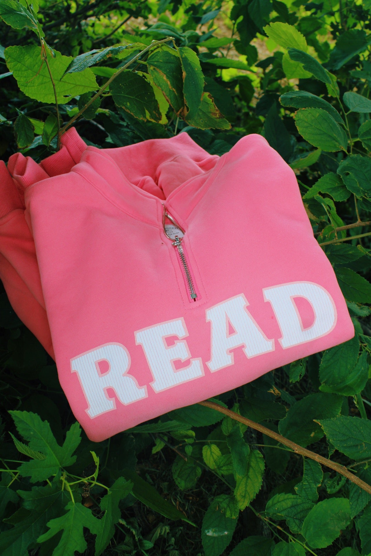 READ PUFF PRINT QUARTER ZIP