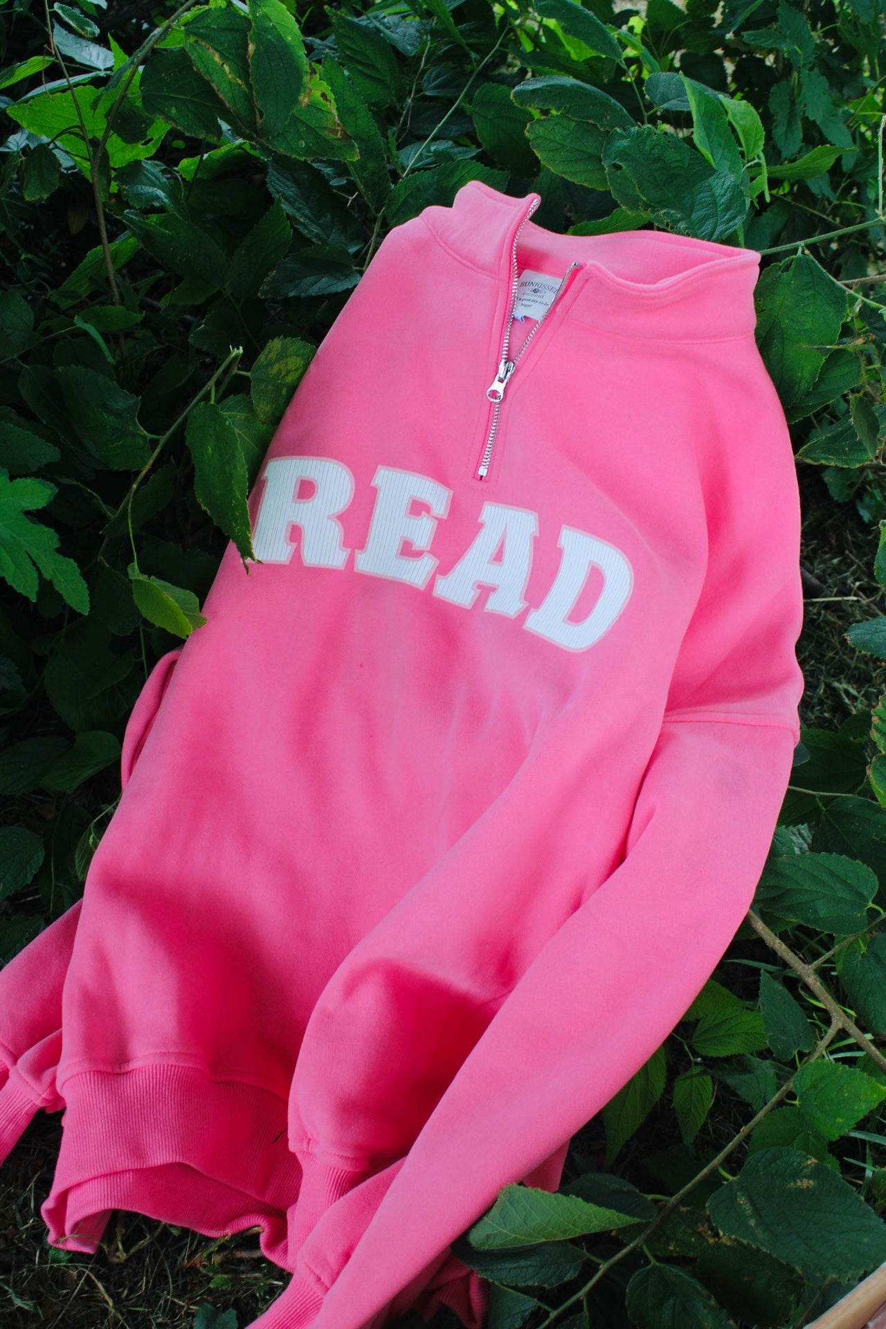 READ PUFF PRINT QUARTER ZIP