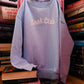 BOOK CLUB APPLIQUE POLKA DOT CREWNECK