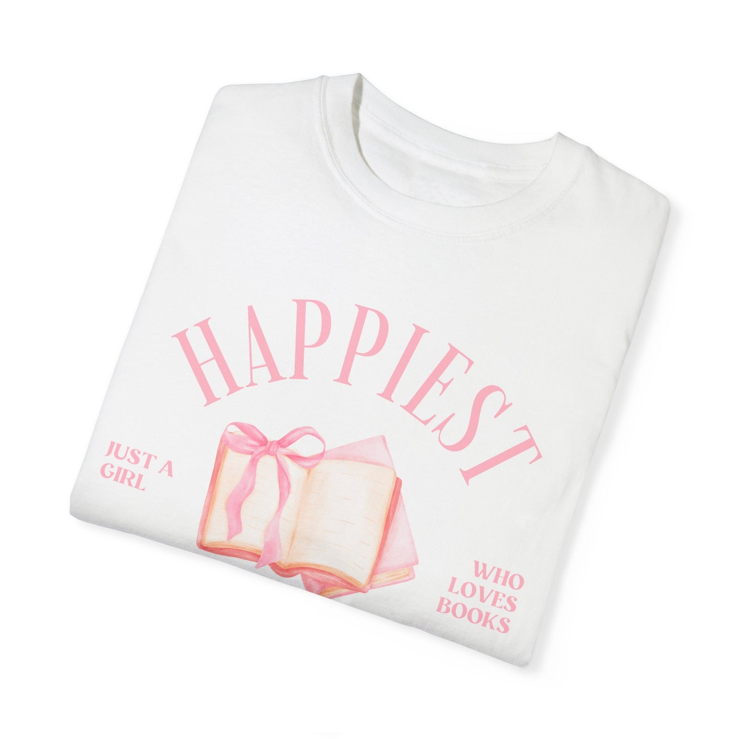 HAPPIEST WHEN READING T-SHIRT