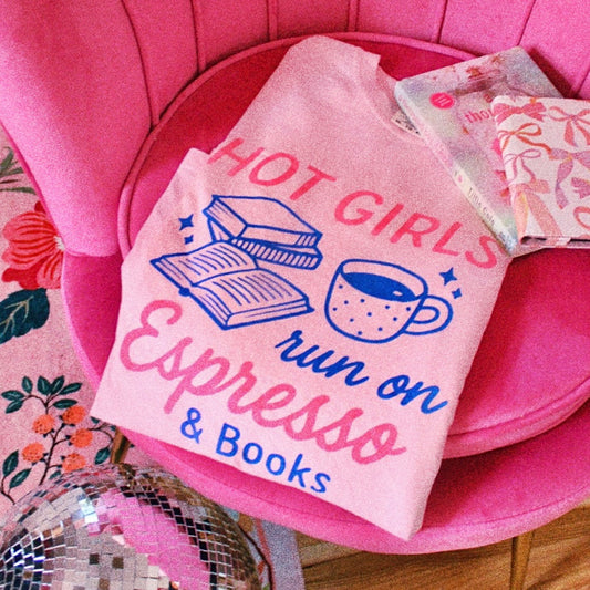 HOT GIRLS RUN ON ESPRESSO TEE
