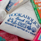 BOOKAHOLICS BEACH CLUB EMBROIDERED CREWNECK