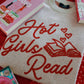 HOT GIRLS READ SHORT SLEEVE KNIT SWEATER