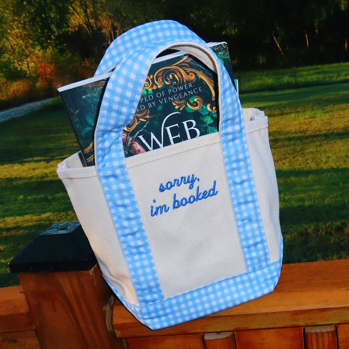SORRY I’M BOOKED MINI BOAT TOTE