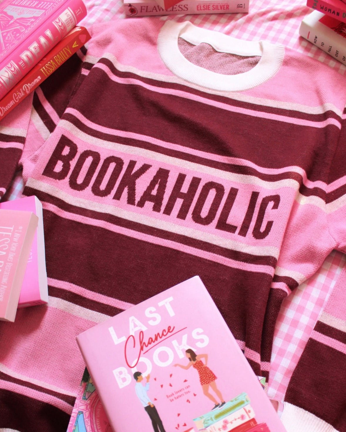 BOOKAHOLIC KNIT SWEATER
