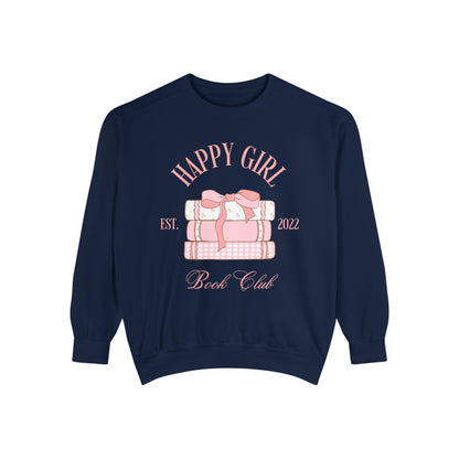 HAPPY GIRL BOOK CLUB BOW CREWNECK