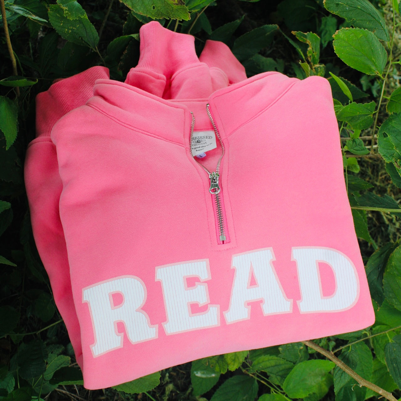 READ PUFF PRINT QUARTER ZIP