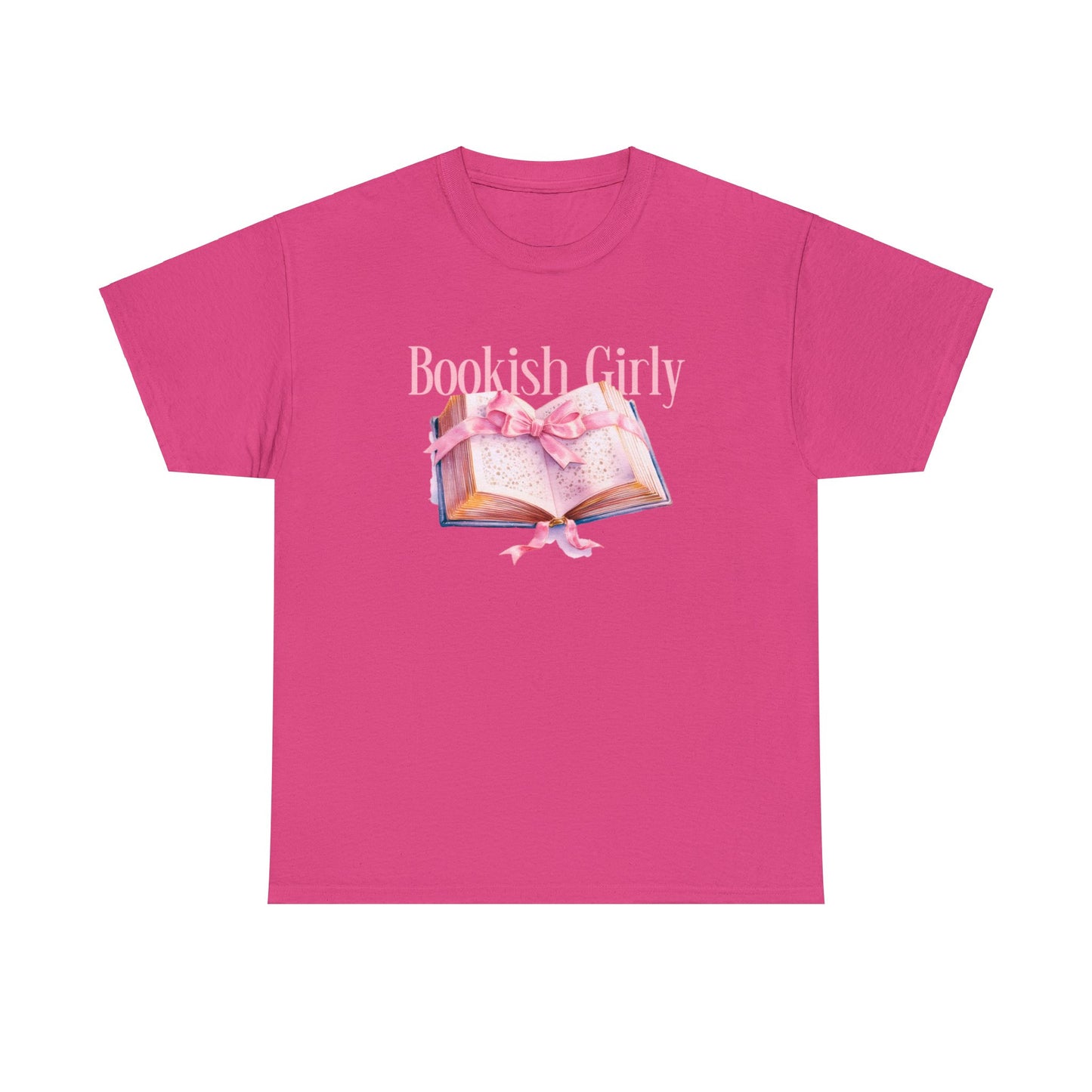 VERY PINK BOOKISH GIRLY TEE