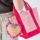 BOOK LOVER HEART BAG CHARM