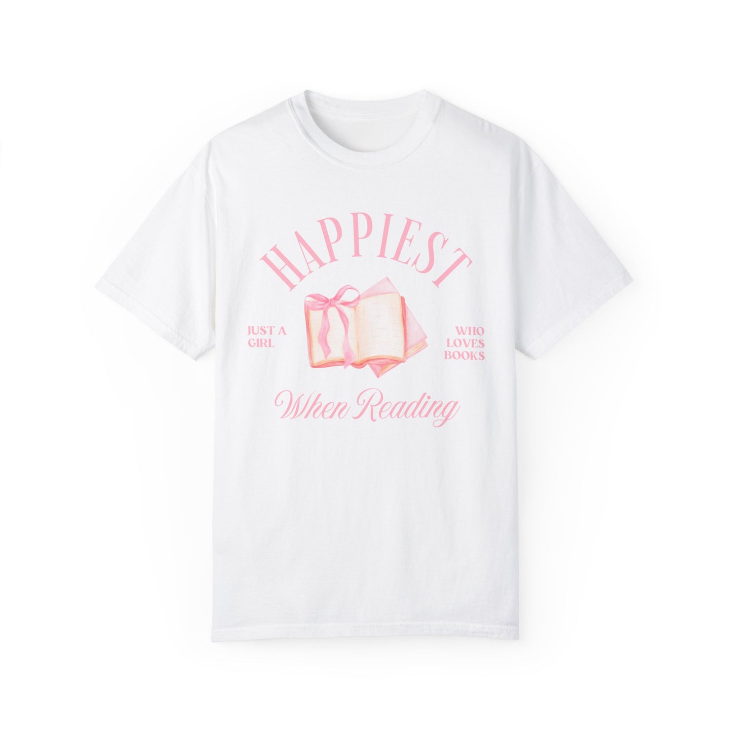 HAPPIEST WHEN READING T-SHIRT