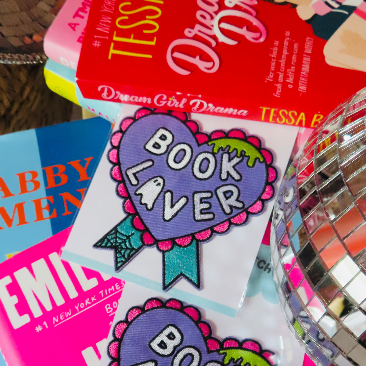 BOOK LOVER HALLOWEEN IRON ON PATCH