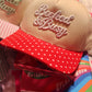 BOOKED & BUSY PUFF EMBROIDERY POLKA DOT BILL HAT