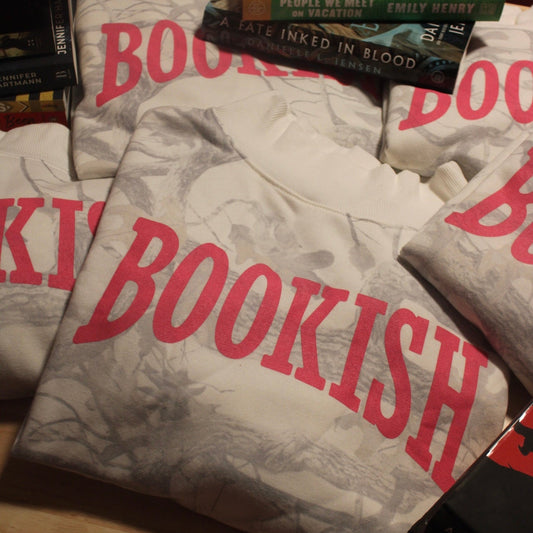 BOOKISH CAMO MOCK NECK
