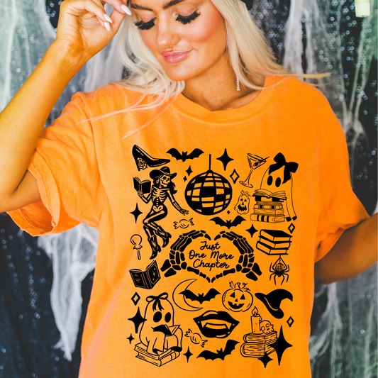 HALLOWEEN JUST ONE MORE CHAPTER TEE