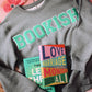 GREEN BOOKISH PATCH CREWNECK