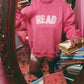 READ PINK MOCK NECK