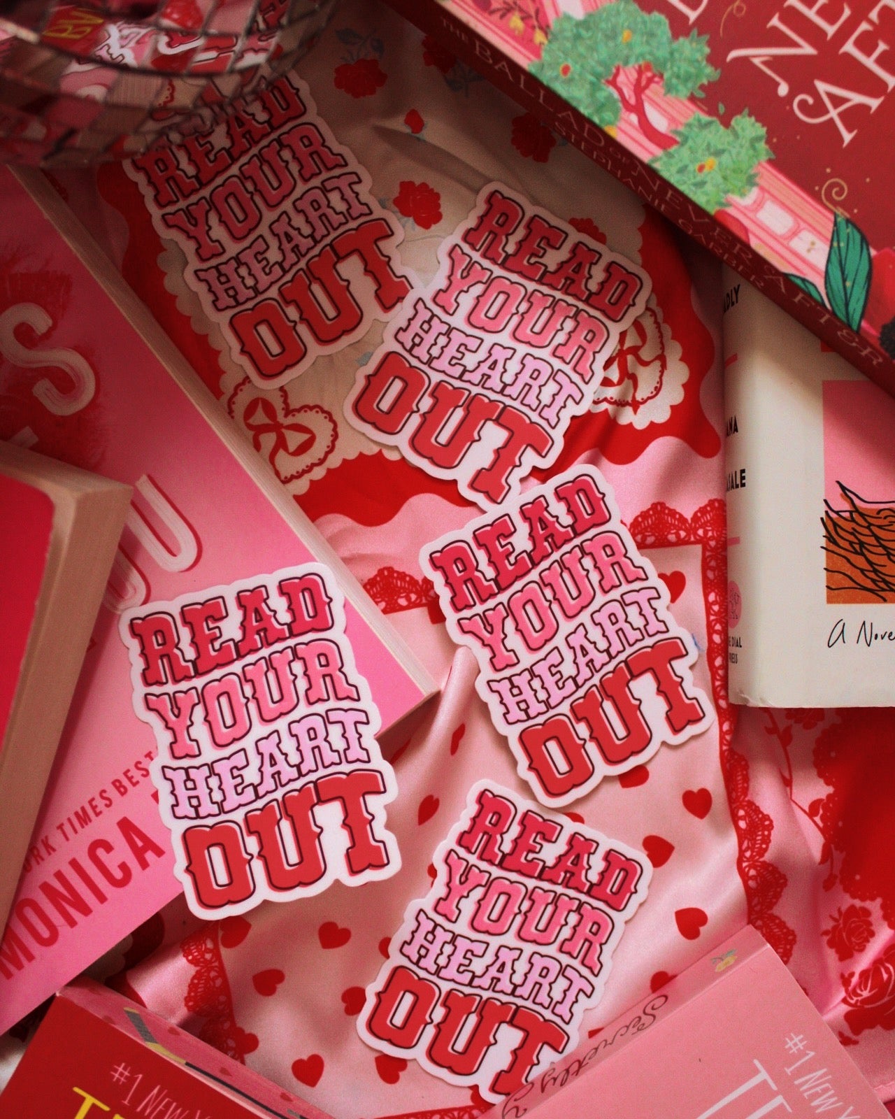 READ YOUR HEART OUT STICKER