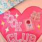 HEART BOOK CLUB PATCH CREWNECK
