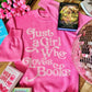 JUST A GIRL WHO LOVES BOOKS KNIT SWEATER