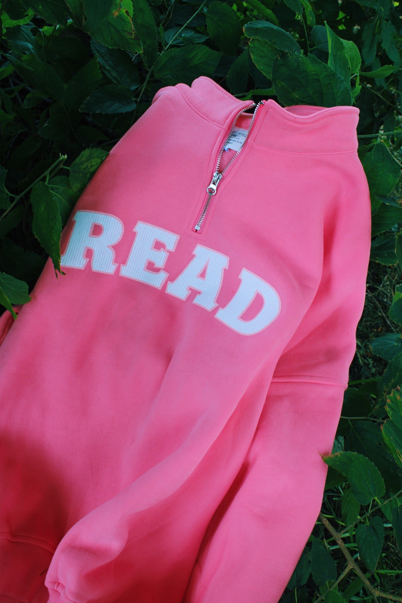 READ PUFF PRINT QUARTER ZIP