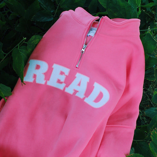 READ PUFF PRINT QUARTER ZIP