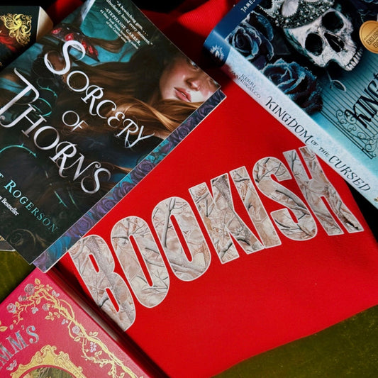 BOOKISH CAMO CREWNECK