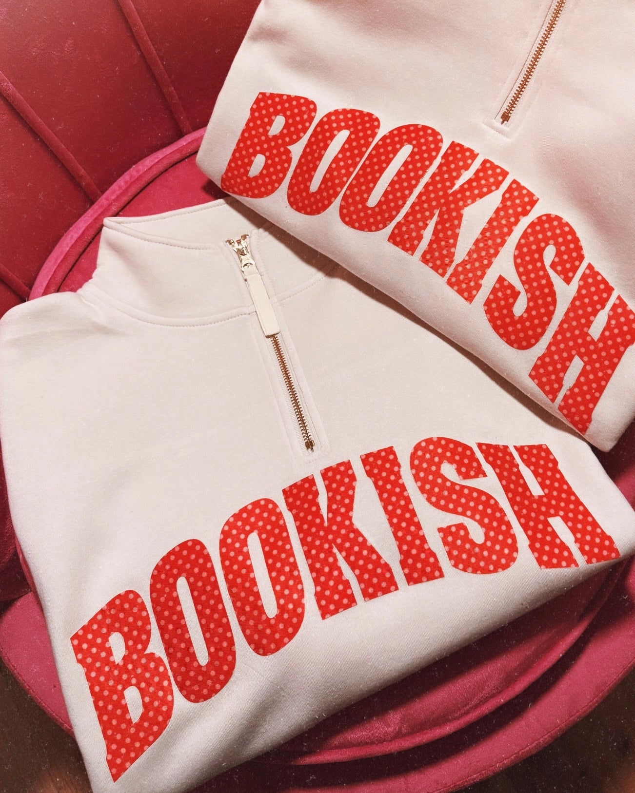 BOOKISH QUARTER ZIP