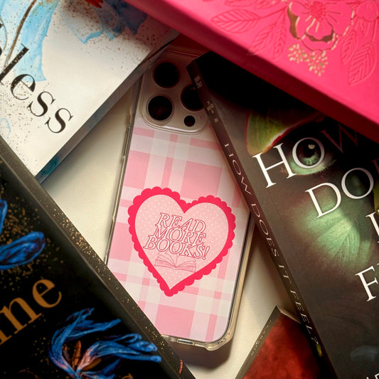 PINK GINGHAM PHONE CASE