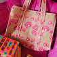 FALL FLORAL REVERSIBLE TOTE
