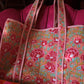FALL FLORAL REVERSIBLE TOTE