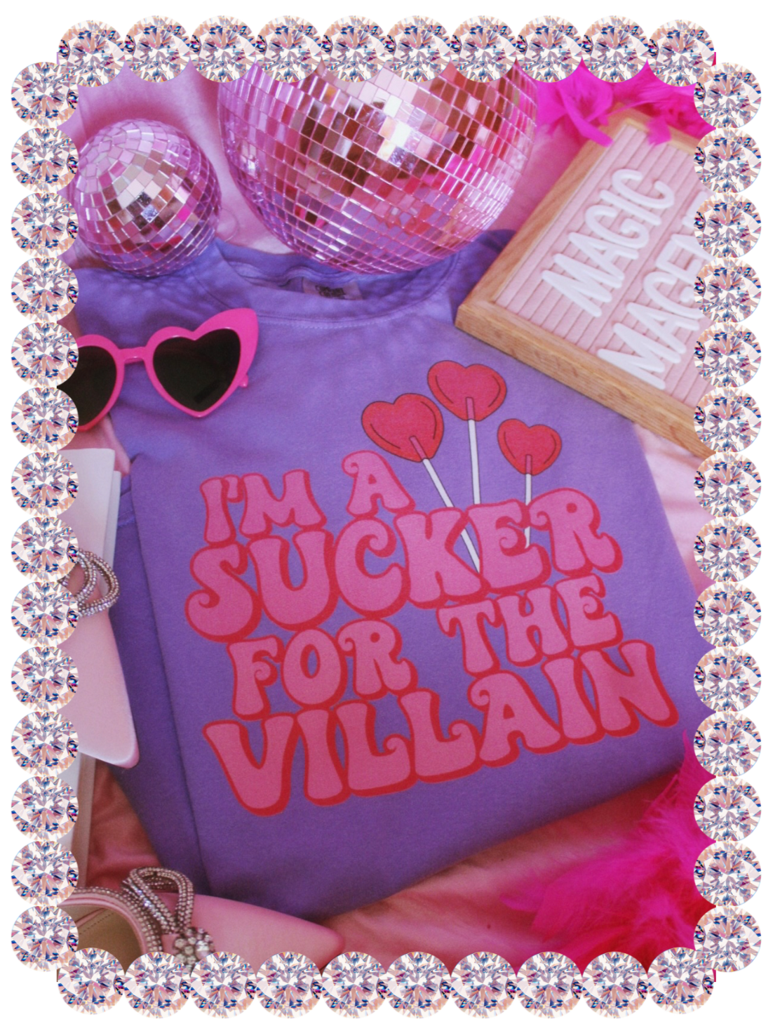 I'M A SUCKER FOR THE VILLAIN T-SHIRT