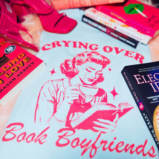 CRYING OVER BOOK BOYFRIENDS TEE