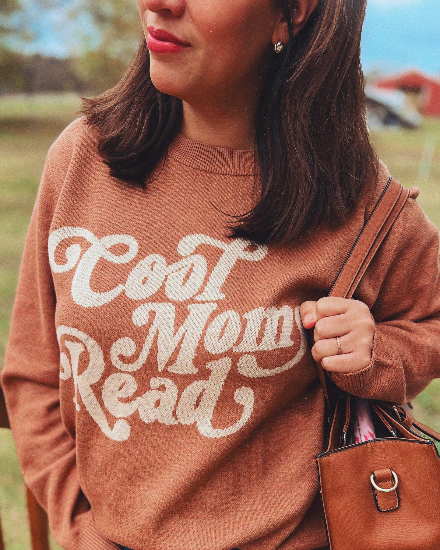 COOL MOMS READ KNIT SWEATER